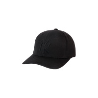 MLB美职棒NY棒球帽子男女款情侣帽子 黑色休闲嘻哈韩版帽 可调节55-59