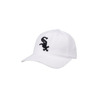MLB美职棒棒球帽子 男韩版纯色男女通用情侣帽 防晒帽遮阳侧标可调节帽子
