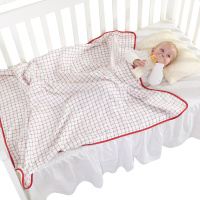 龙之涵 婴幼儿纱布盖毯儿童夏凉毯夏季午睡毯子宝宝空调被 1*1.3m