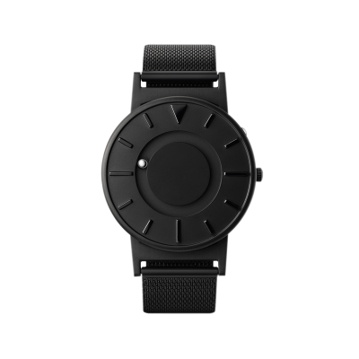 恒圆(EONE)手表 朱一龙杨蓉同款创意磁力触感手表 欧美腕表男女时尚黑色钛金属防水石英表 BR-BLK