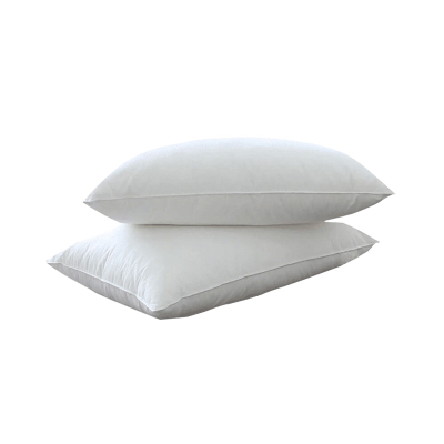 【北极绒】酒店枕头成人护颈枕正品全棉家用枕芯一对双只装