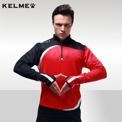 KELME卡尔美足球训练服长袖套头秋冬季跑步运动卫衣可配套装外套