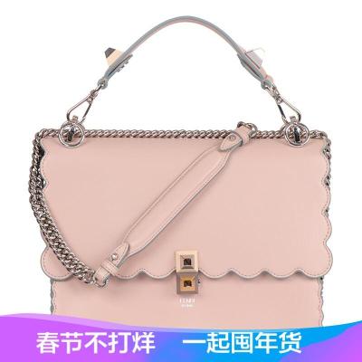 Fendi 女士KAN I系列牛皮手提单肩包 8BT283 A18Q