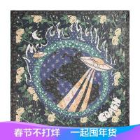 Coach 蔻驰 奢侈品 女士莫代尔方巾丝巾围巾 36870