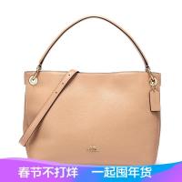 Coach 蔻驰 奢侈品 女士抛光粒面皮革CLARKSON半月包手提单肩包 24947