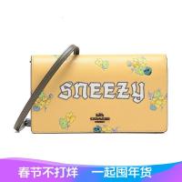 Coach 蔻驰 奢侈品 女士皮质SNEEZY单肩斜挎包手拿包 33048