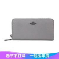 Coach 蔻驰 奢侈品 女士抛光粒面皮革长款钱包钱夹 58059