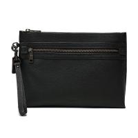 COACH 蔻驰 奢侈品 男士抛光鹅卵石皮革手拿包 32175