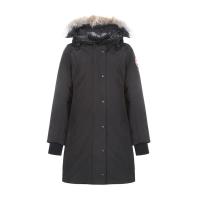 CANADA GOOSE 加拿大鹅 女士 涤纶SHERBROOKE修身版派克大衣鸭绒连帽羽绒服 3821L