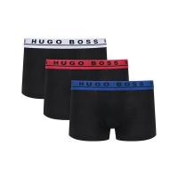 HUGO BOSS 雨果博斯 男士 棉质平角内裤三件套装 50442623