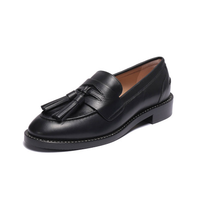 斯图尔特·韦茨曼 STUART WEITZMAN 女士牛皮革乐福鞋单鞋皮鞋SUTTON SHINE LOAFER