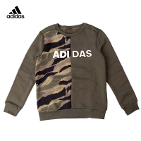阿迪达斯儿童（ADIDAS）运动户外男女小童迷彩加绒卫衣圆领套头套头衫DT2415