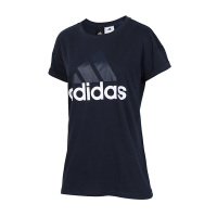 阿迪达斯（adidas）女款运动休闲透气短袖T恤DM3106