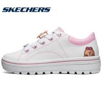 斯凯奇（SKECHERS）女鞋LINEFRIENDS合作款厚底帆布鞋休闲板鞋74340
