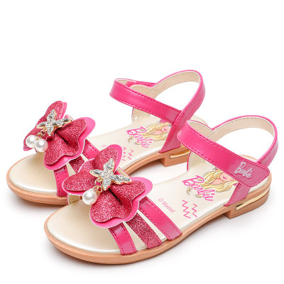 芭比童鞋2019新款夏季凉鞋舒适柔软女童凉鞋