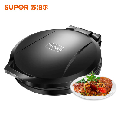 苏泊尔（SUPOR） 电饼铛JJ30A648 锁水圈 不粘涂层 家用电饼铛机械式 烙饼机煎饼机烤饼机上下盘单独加热