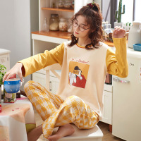 冬季长袖卡通可爱韩版女生可外穿家居套装Y7810
