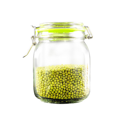 密封罐玻璃瓶子带罐盖蜂蜜柠檬罐子家用咸菜罐酵素桶食品储存储物