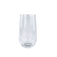 春之晖无铅玻璃水杯圆形水杯耐热喝水杯牛奶杯家用透明水杯果汁杯6只