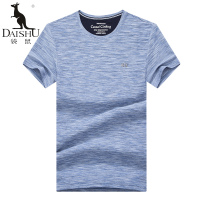 袋鼠(DAISHU) 2019夏季新品 青年男士纯色简约百搭圆领短袖t恤 DSA2E072A