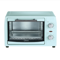 美的（Midea）家用小烤箱 上下石英管均匀烘焙 12L 多功能迷你烤箱PT12B0 1 淡雅绿