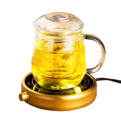 物生物(RELEA) 带盖玻璃杯水杯创意过滤茶杯恒温宝套装蘑菇杯 恒温宝套装.