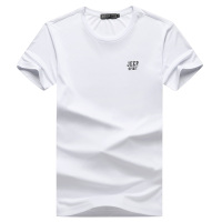 JEEP/吉普2019夏季新款男士户外运动短袖T恤青年时尚休闲多色圆领T