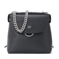FENDI/芬迪 女包迷你圆环磁扣斜挎双肩背包8BZ041