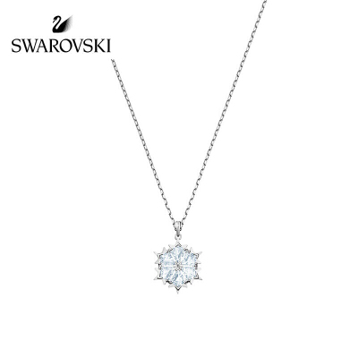 SWAROVSKI 施华洛世奇 个性雪花吊坠设计混搭束颈项链 锁骨链 5428432