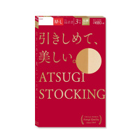 日本厚木 ATSUGI 【三双装】伝線编织 分段加压 天鹅绒 夏季薄款丝袜连裤袜 FP8813P