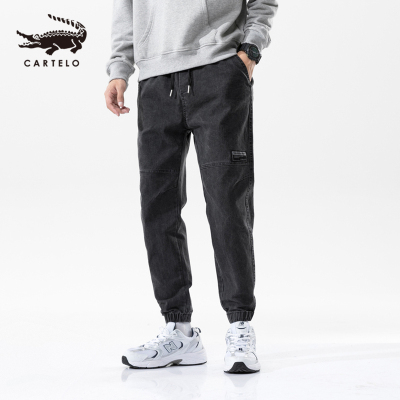 卡帝乐鳄鱼(CARTELO) 2020新款男士潮流时尚休闲宽松百搭运动工装裤