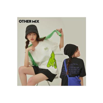 OtherMix日系小怪物涂鸦T恤2021年夏新款【IP联名】短袖上衣女潮