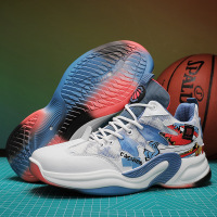 Ceba2022高帮篮球鞋秋季新款透气网面青年跑步运动鞋厚底老爹鞋