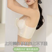 Ceba莫代尔内衣女小胸调整型文胸收副乳上托显大内置精油养护胸