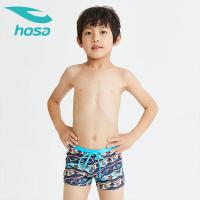 hosa/浩沙儿童游泳裤男童青少年平角短裤宝宝中大童泳衣游泳装备