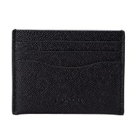 蔻驰COACH 奢侈品 女士专柜款黑色皮质卡包卡夹4989 BLK