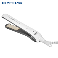 飞科(FLYCO)美发器直卷两用快速升温陶瓷不伤发直发器卷发棒家用拉直板电夹板 FH6810 白色