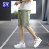 罗蒙（ROMON）2021年新款短裤男夏季速干宽松运动裤休闲裤跑步透气短裤