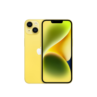 [原装20W充电器+原装线控耳机套餐]Apple iPhone 14 512G 黄色 移动联通电信5G手机