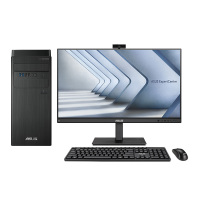 华硕(ASUS)商用台式电脑 D500TE (I7-13700/16G/1TB+512GSSD/集显/WIN11/23.8寸显示器)