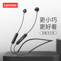 联想(Lenovo) SH1无线蓝牙耳机颈挂脖式运动跑步女款半入耳式超长续航适用华为苹果小米vivo 挂脖蓝牙