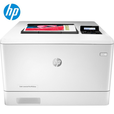 惠普(HP)M454dn彩色激光打印机 彩色打印 液晶显示屏 自动双面