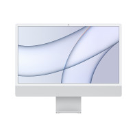 Apple iMac 24英寸4.5K屏 八核M1芯片(7核图形处理器) 8G 256G SSD 一体式电脑主机MGTF3CH/A 银色