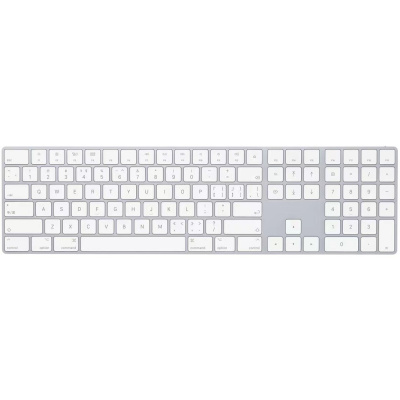 Apple/苹果带有数字小键盘的妙控键盘中文 (拼音白色无线键适用iPhone/iPad/Mac MQ052CH/A