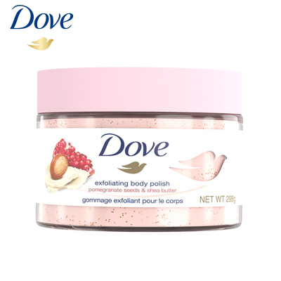 多芬(Dove)身体滋润磨砂乳霜 298g 石榴籽和乳木果磨砂膏 联合利华出品