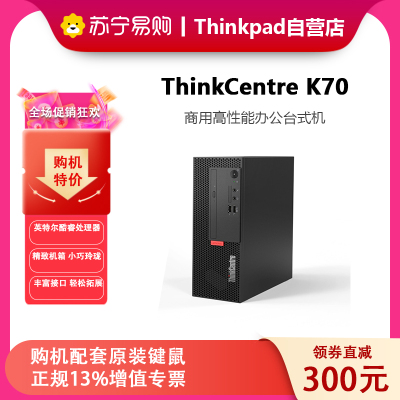联想 Thinkpad ThinkCentre K70 商用小机箱 定制英特尔酷睿 定制(i5-12500/B660/16G/1T+512G/无光驱/集显 Win11台式机单主机
