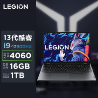 联想(Lenovo)拯救者Y9000P 2023 16英寸电竞游戏本笔记本电脑 定制(13代I9-13900HX 16G 2T RTX4060 2.5k 240Hz)碳晶灰