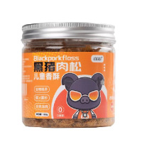 美食享 黑猪肉松 100g 儿童香酥 罐装