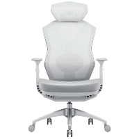 觅果(MIGUO)电竞椅C7白 人体工学椅 家用电脑椅办公转椅 学习椅 白
