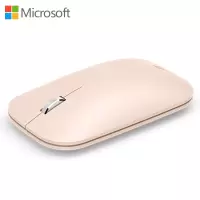 微软 Surface Mobile Mouse 砂岩金 便携蓝牙无线鼠标 金属材质滚轮 电池供电 支持手机 平板 笔记本